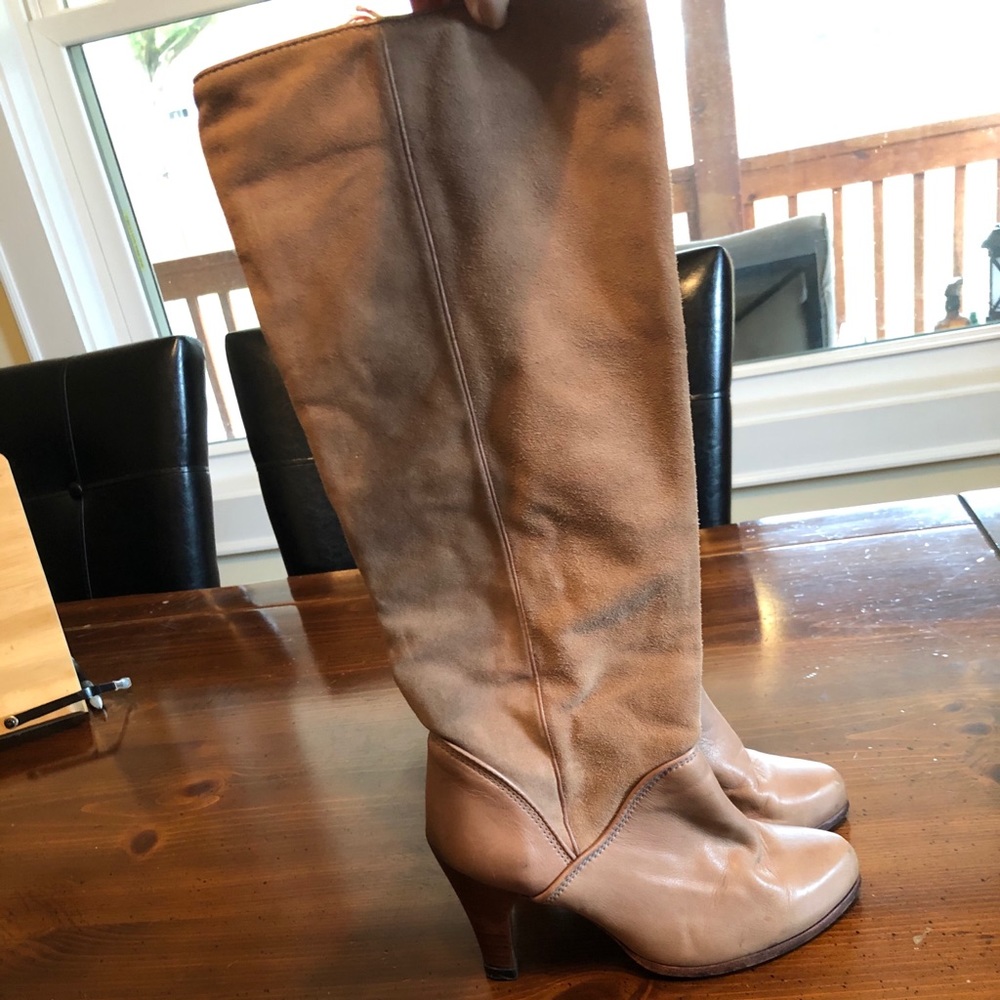 Vintage Zodiac high heel boots